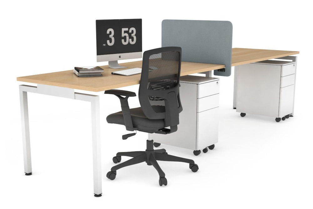 Biscuit Panel Divider - Upholstered-deep blue  