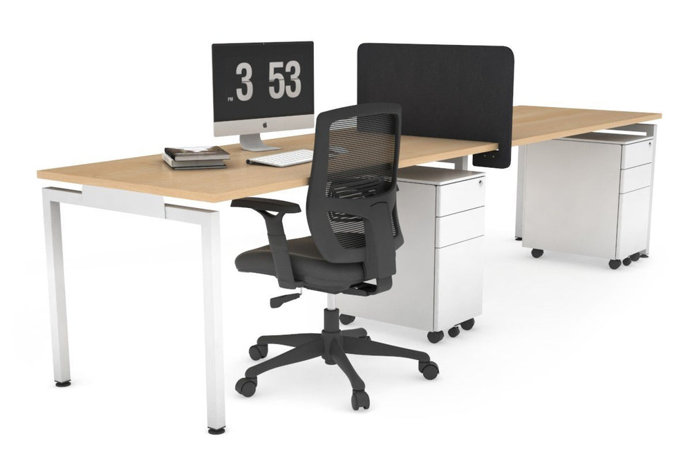 Biscuit Panel Divider - Upholstered-deep blue  