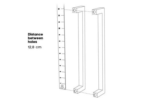 Black Handle for Storage Cabinet-black  