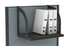 Black Horizon Screen Hanging Melamine Shelf - Thumbnail 5 