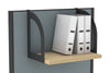Black Horizon Screen Hanging Melamine Shelf - Thumbnail 3 