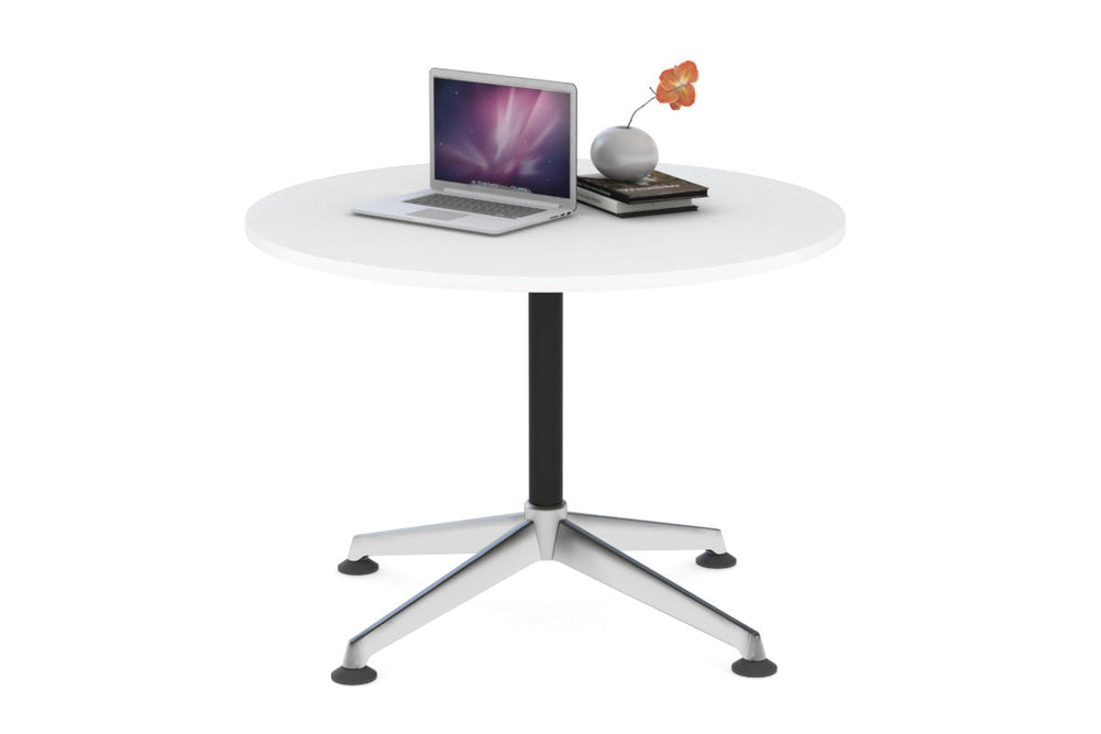 Blackjack Round Meeting Table [800 mm]-white  
