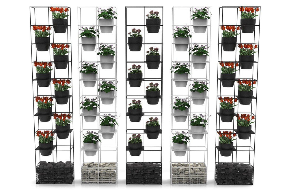 Brisk Bloom Vertical Garden-white  