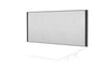 Clearance Desk Mounted Privacy Screen with Clamp Bracket - Black Frame - Thumbnail 5 