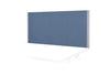 Clearance Desk Mounted Privacy Screen with Clamp Bracket - Silver Frame - Thumbnail 4 
