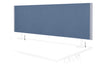 Clearance Desk Mounted Privacy Screen with Clamp Bracket - Silver Frame - Thumbnail 15 