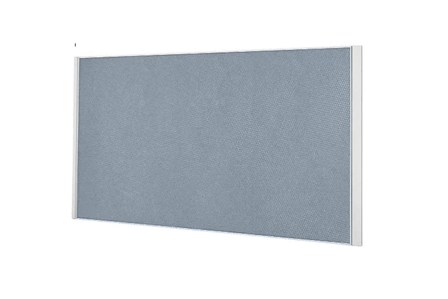Environmental image of Clearance Desk Mounted Privacy Screen with Clamp Bracket - White Frame