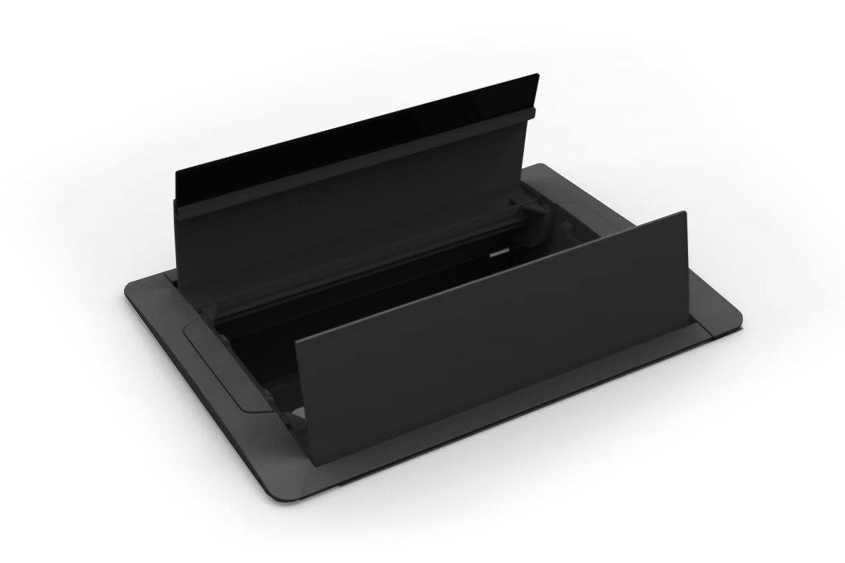 CMS Accede Dual Lid - In Desk Power [Black] CMS 