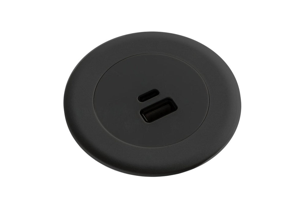 CMS Echo Module with 1500mm 3-pin plug [Black]-USB C/A  
