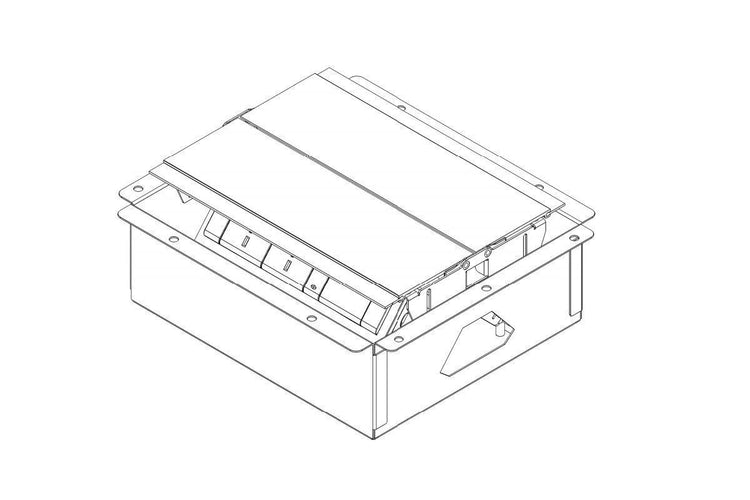 CMS Executive Box - In Desk Power [2 Power] CMS 