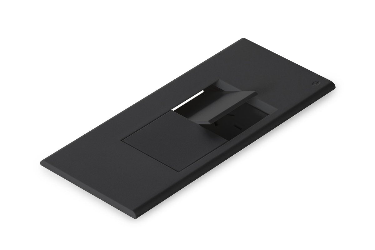 CMS Flip Surface Mount Box - Black [2 Power] CMS 2 power none 