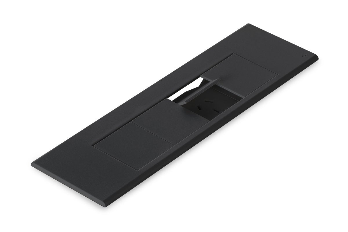 CMS Flip Surface Mount Box - Black [4 Power]-4 power none 