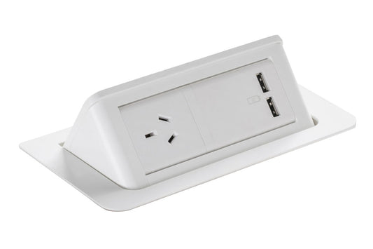 CMS Pop-up Module with 1500mm 3-Pin Lead [White] CMS 2 Power 