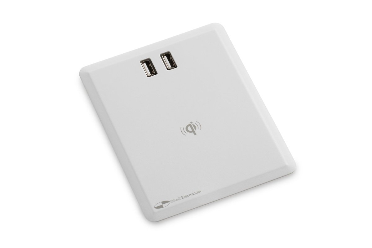 CMS Quantum 15W Wireless Charging Pad with 30W USB-C/A CMS white 