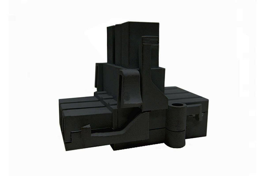 CMS T-Piece (1 In 2 Out Splitter)-black  