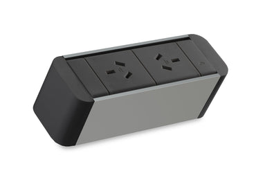 CMS Zeus II Rail - Above Desk Power [Black] CMS 2 power none none