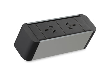  - CMS Zeus II Rail - Above Desk Power [Black] - 1