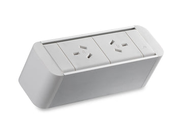 CMS Zeus II Rail - Above Desk Power [White] CMS 2 power none none