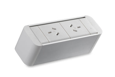 CMS Zeus II Rail - Above Desk Power [White] CMS 2 power none none