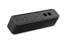  - CMS Zeus Rail Black - Above Desk Power [2 Power] - 1