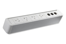  - CMS Zeus Rail White - Above Desk Power [4 Power] - 1