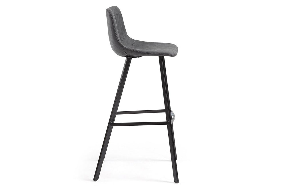 Como Amanda Counter Stool - 650mm Seat Height-Black  