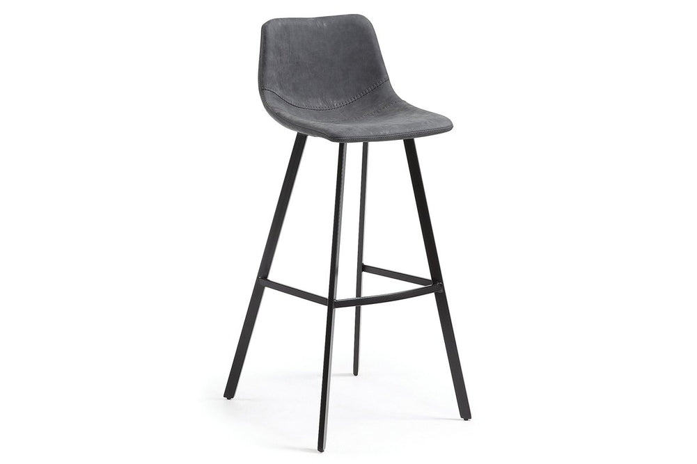 Como Amanda Counter Stool - 650mm Seat Height-Black  
