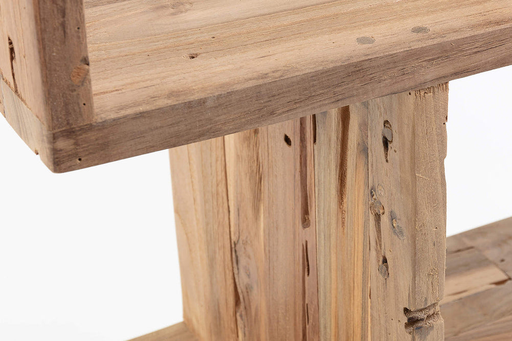 Como Ananda Teak Timber Bookshelf-light timber  