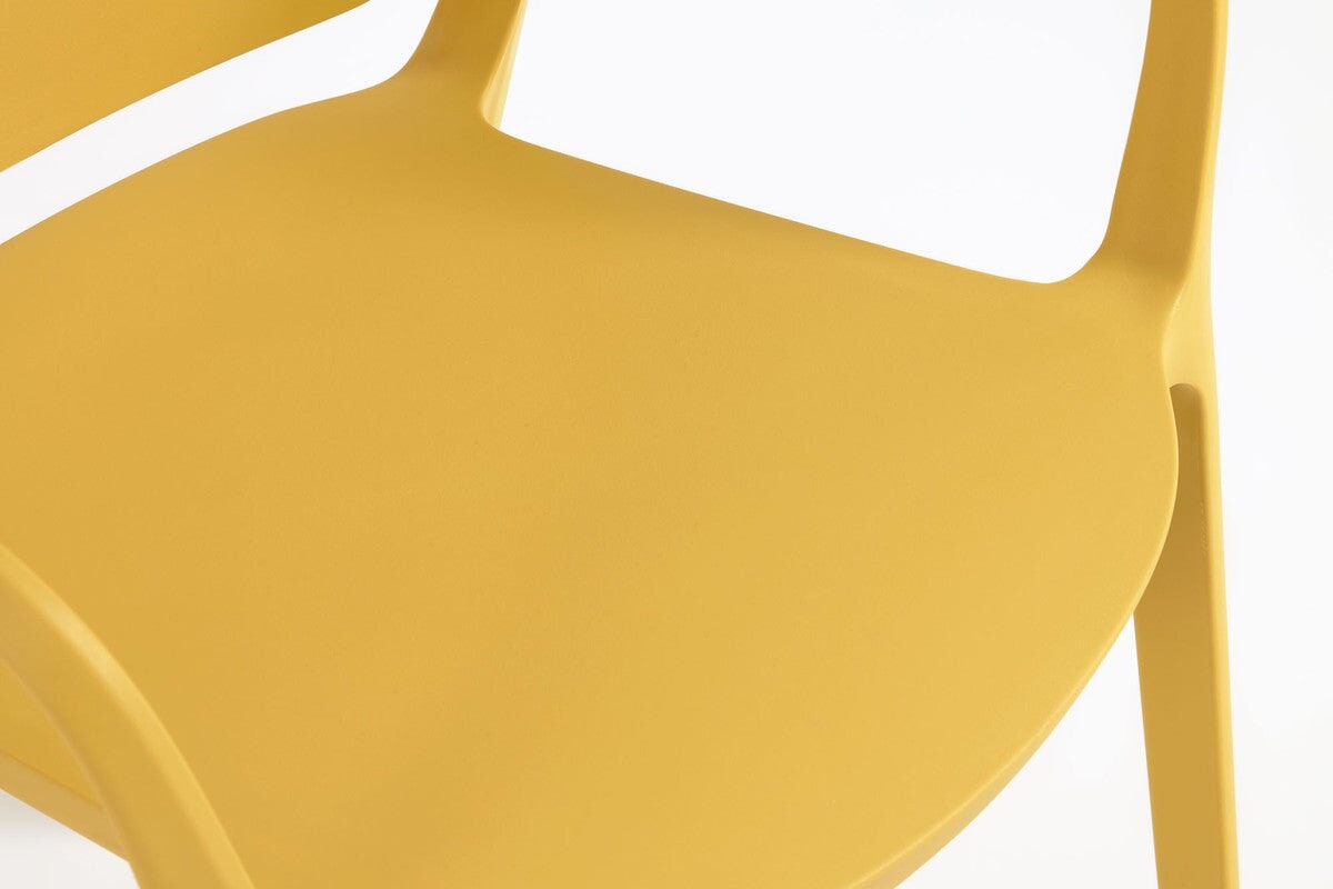 Como Aniza Chair-mustard yellow  