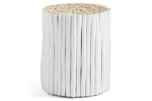 Como Filippo Small Side Table Como white 