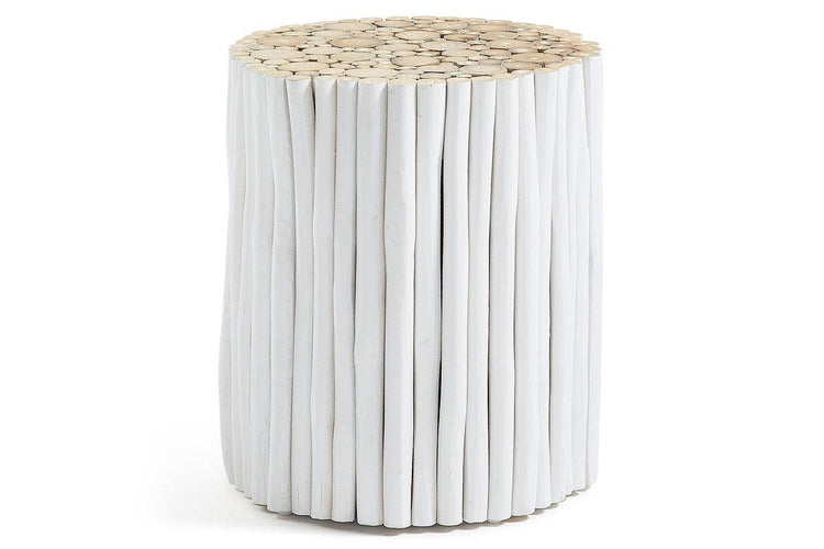 Como Filippo Small Side Table Como white 