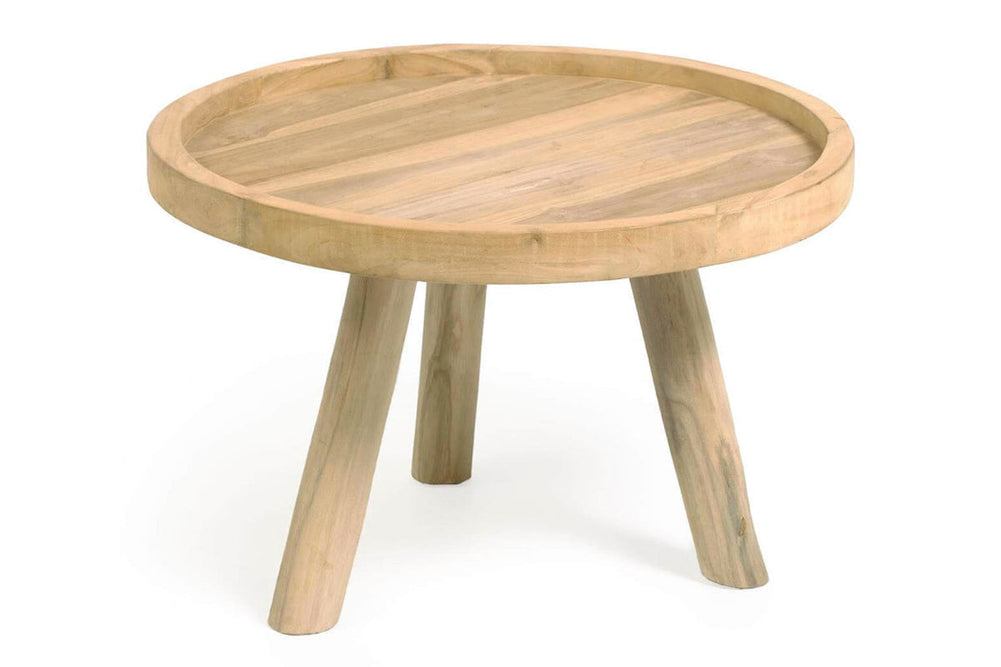 Como Genna Teak Coffee Table-Light timber  