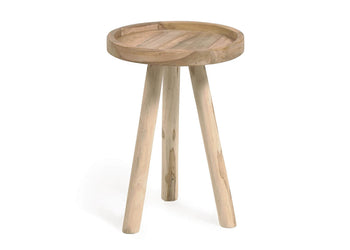Como Genna Teak Side Table Como Light timber 