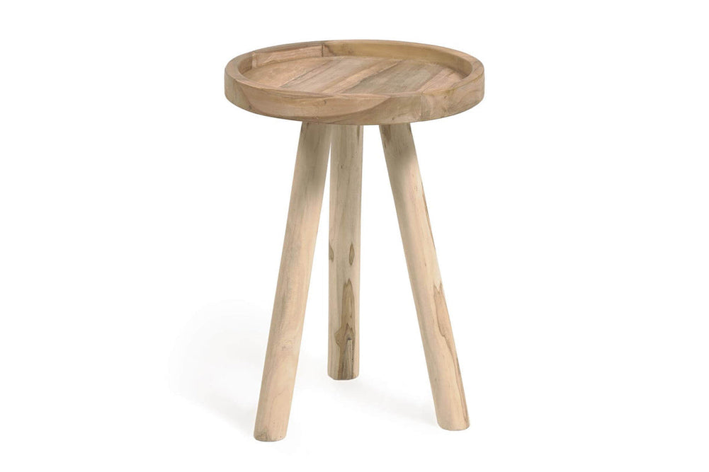 Como Genna Teak Side Table-Light timber  