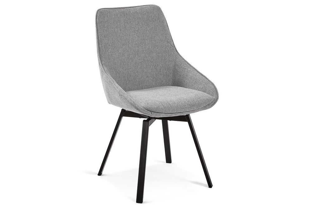 Como Haston Dining or Breakout Chair-light grey  