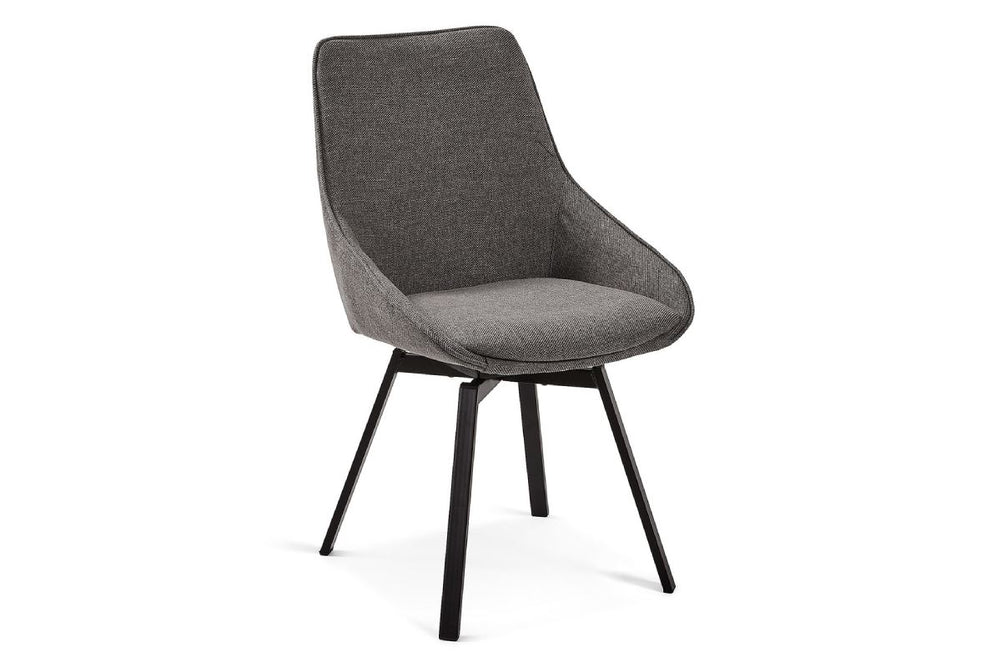 Como Haston Dining or Breakout Chair-dark grey  