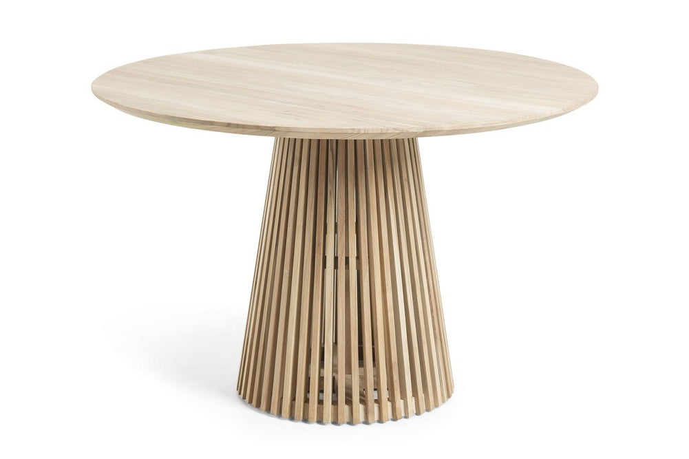 Como Irune Round Casual Meeting or Breakout Table-natural  
