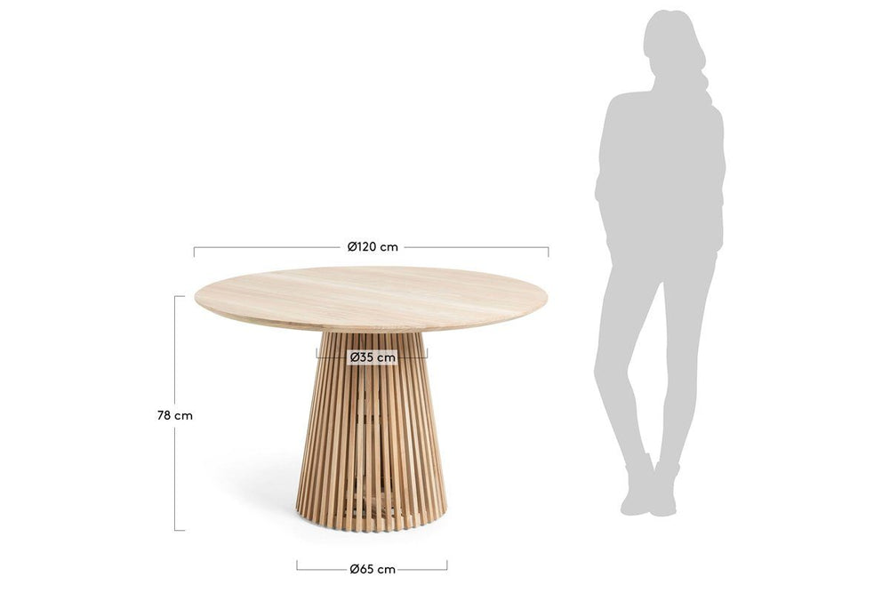 Como Irune Round Casual Meeting or Breakout Table-black  