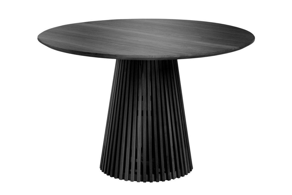 Como Irune Round Casual Meeting or Breakout Table-black  