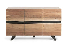  - Como Irvin Unique Natural Wood Boardroom Credenza - 1