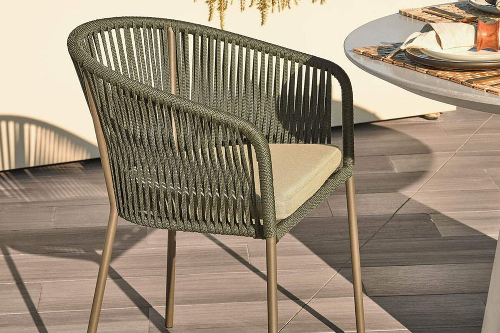 Como Janet Chair-green/beige  