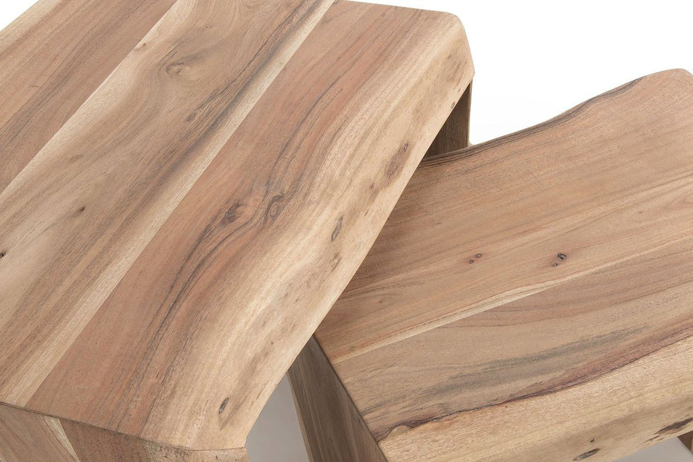 Como Kairy Nesting Coffee Table Set-natural  