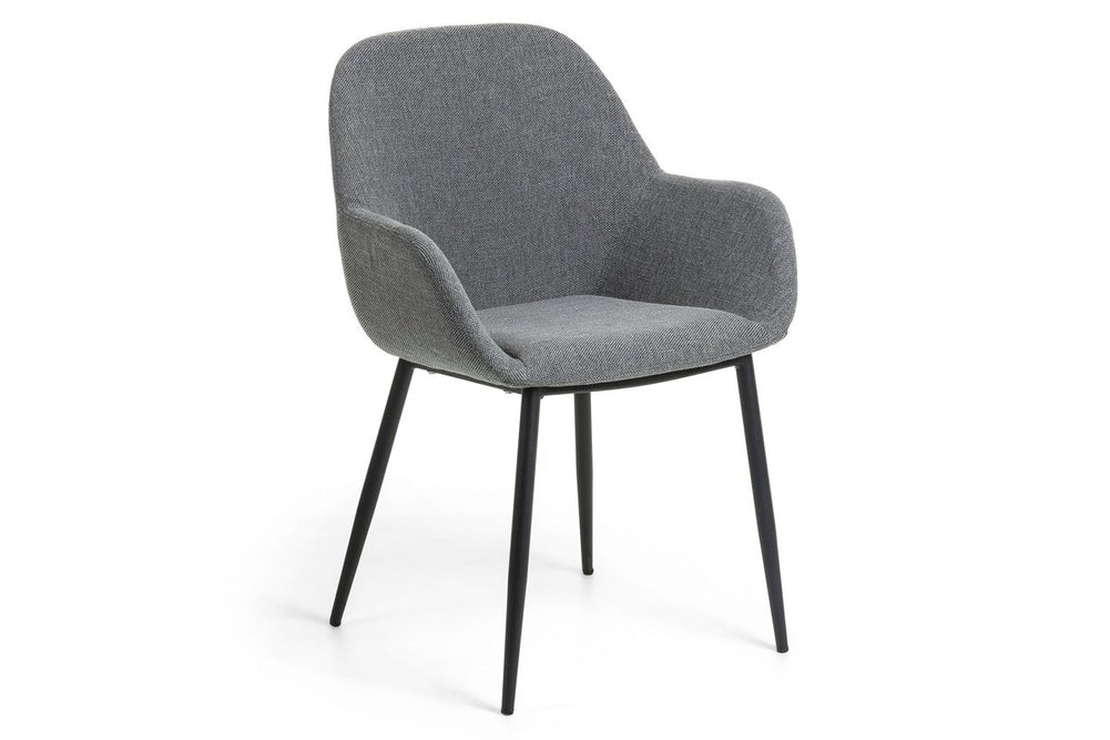 Como Konna Armchair-dark grey fabric  