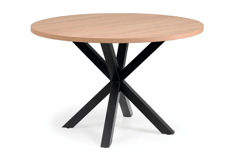 Como Mabel Table [750 mm] Como natural top with black finished leg 