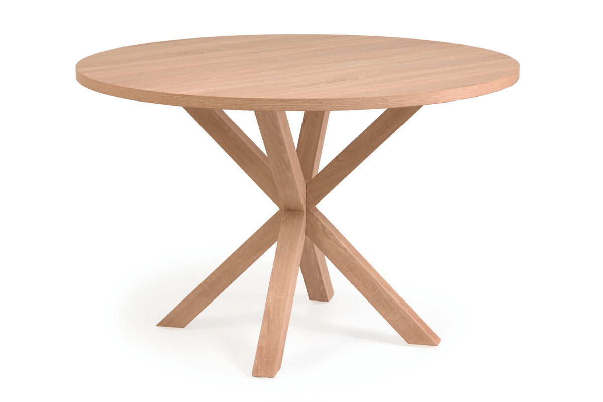 Como Mabel Table [750 mm] Como natural top with wood finished leg 