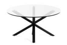  - Como Premium Glass Top Round Coffee Table for Office or Home - 1