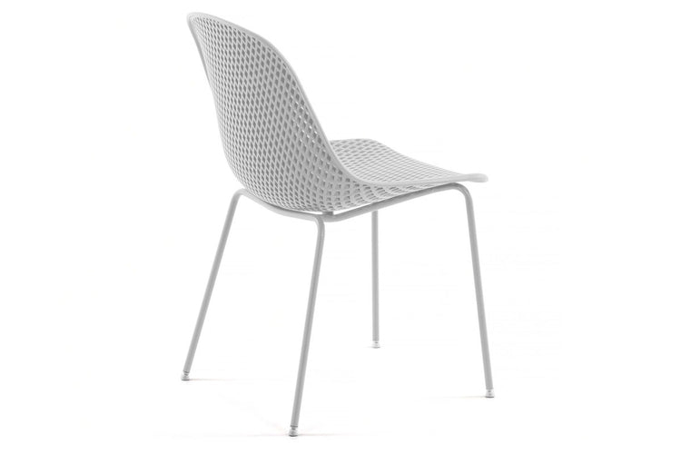 Como Quinby Outdoor Cafe Chair - Strong and Sturdy Plastic Seat Como 