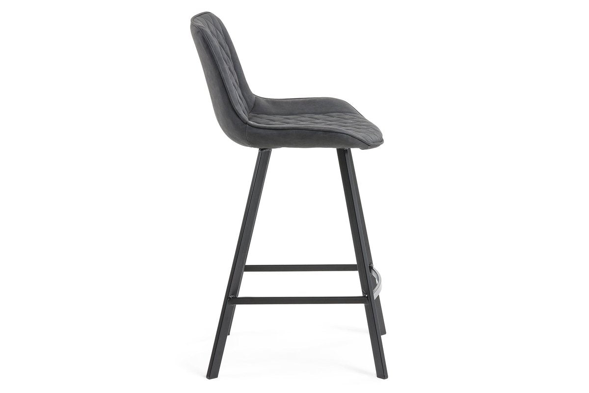 Como Ryan Bar Stool - 660mm Seat Height-Graphite  