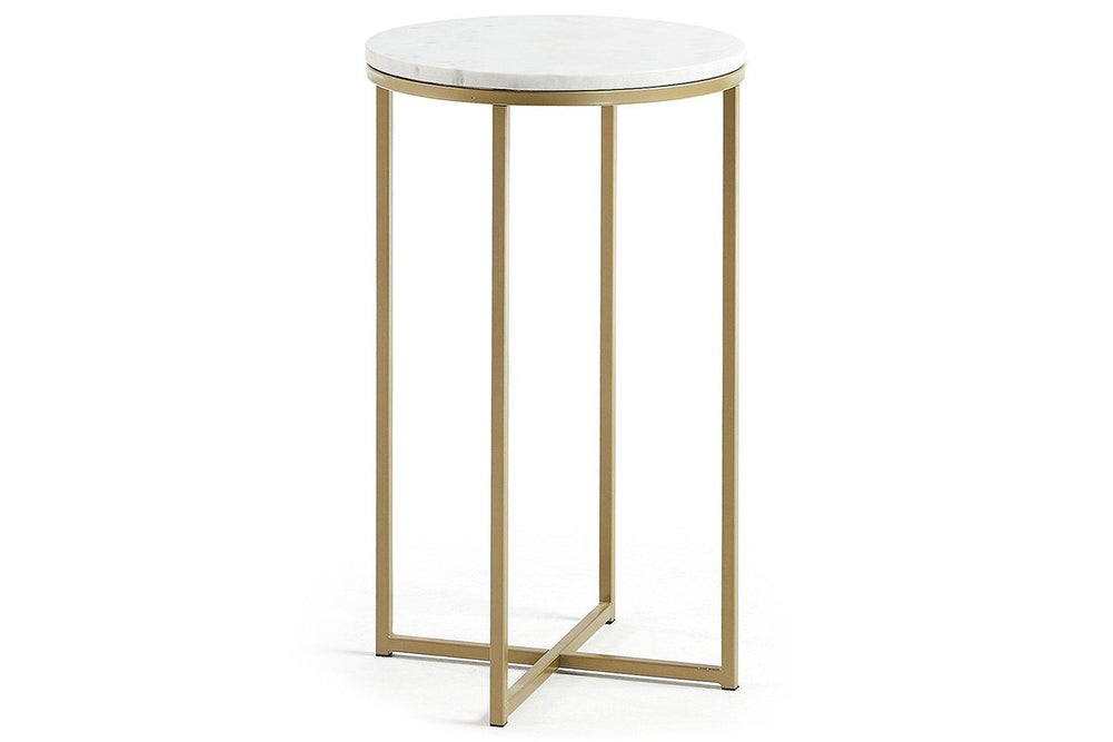 Como Sheffield Small Side Table-white  