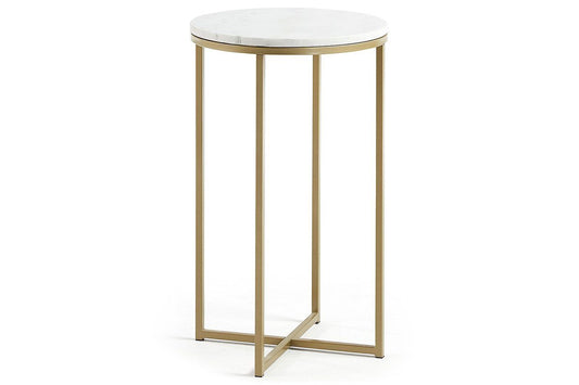 Como Sheffield Small Side Table Como white 